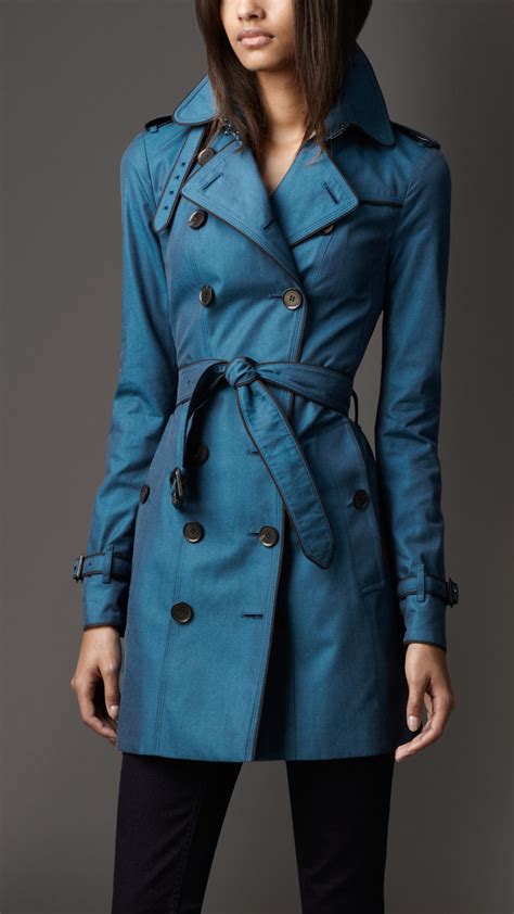 burberry raincoat blue|Burberry raincoat women.